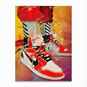 Hypebeast Shoes Canvas Print