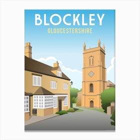 Blockley Church Cotswolds Canvas Print