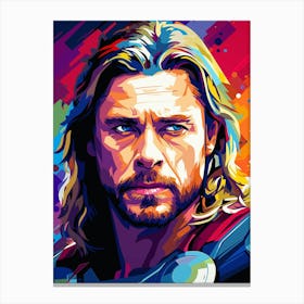 Thor Popart 3 Canvas Print