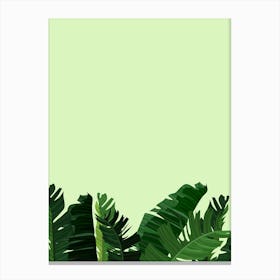 Pastel Palms Canvas Print