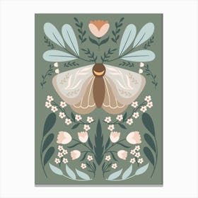 Butterfly Garden Poster 1 Canvas Print