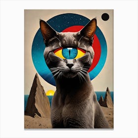 Cosmic Cat Canvas Print