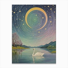 Swan Lake Canvas Print