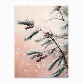 Winter Berries Canvas Print