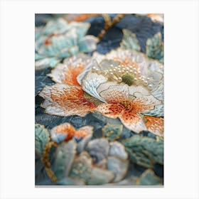 Chinese Floral Embroidery 7 Canvas Print