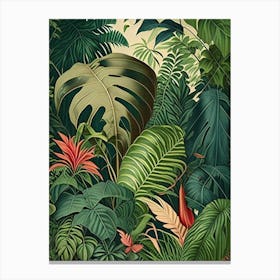 Jungle Foliage 13 Botanicals Canvas Print
