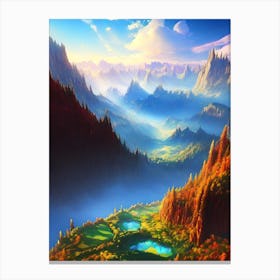 Mountain Landscape 10 Canvas Print