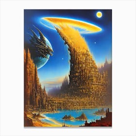 Alien City 1 Canvas Print