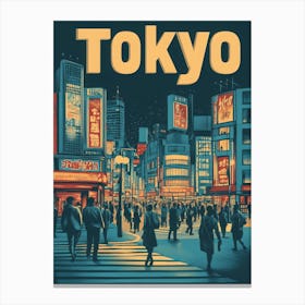 Aihrgdesign A Classic 1960s Travel Poster For Tokyo Showcasin D636f28d A047 4110 9051 2bbbb2ac8b21 2 Canvas Print