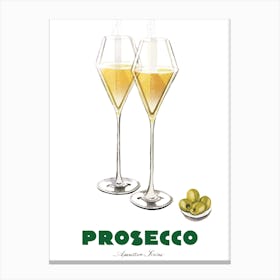 Prosecco Painting Canvas Print