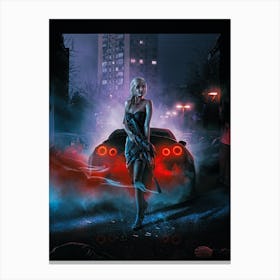 Crime Maiden Canvas Print