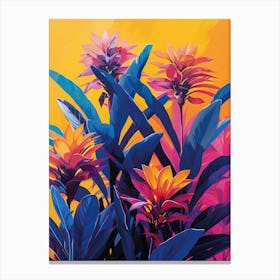 Tropical Flowers Canvas Print