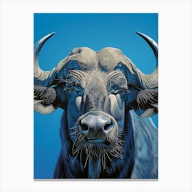 Buffalo Head Canvas Print