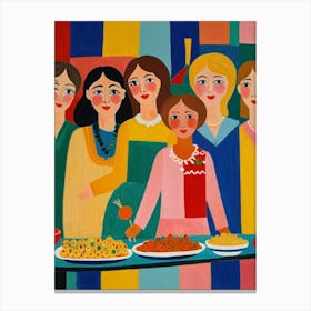 Women In The Kitchen Canvas Print