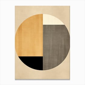 Beige Bauhaus Mariazell Melody Canvas Print