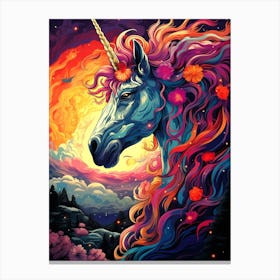 Unicorn Painting Canvas Print