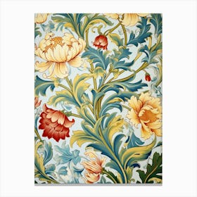 Floral Wallpaper 215 Canvas Print