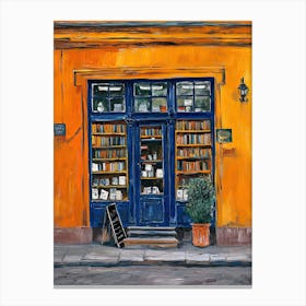 Warsaw Book Nook Bookshop 1 Canvas Print