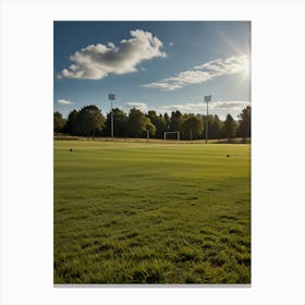 Soccer Field Canvas Print