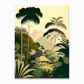 Mauritius Mauritius Rousseau Inspired Tropical Destination Canvas Print