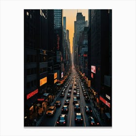 New York City At Sunset Canvas Print