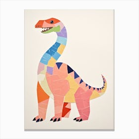 Nursery Dinosaur Art Homalocephale 1 Canvas Print