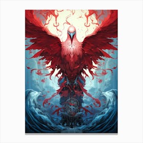 Red Phoenix Canvas Print