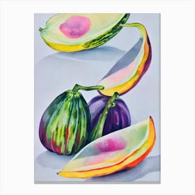 Bitter Melon Marker vegetable Canvas Print