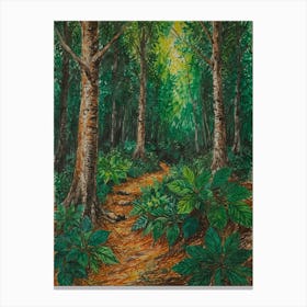 Path In The Forest 1 Canvas Print