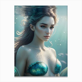 Mermaid-Reimagined 75 Canvas Print
