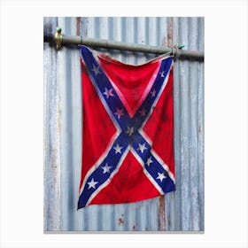 Confederate Flag Canvas Print