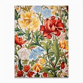 Floral Wallpaper 221 Canvas Print