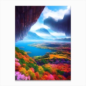 Landscape Painting, Landscape Painting, Landscape Painting 4 Canvas Print