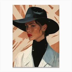 Fashion Illustration Canvas Print