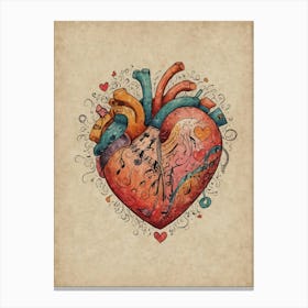 Heart Of Music 16 Canvas Print