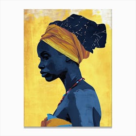 Boho Journey|The African Woman Series Canvas Print