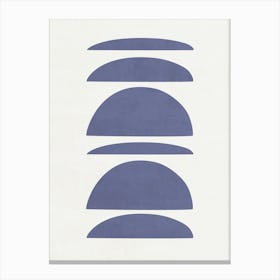 Blue Abstract Art Canvas Print