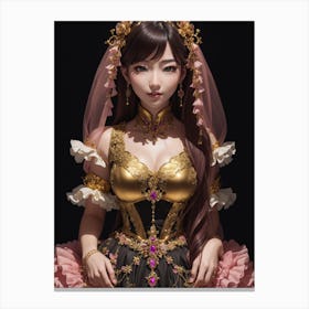 Asian Bride Canvas Print