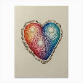 Heart Of Rainbows 8 Canvas Print