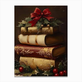 Christmas Books 1 Canvas Print