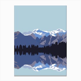 Lake Matheson New Zealand Canvas Print