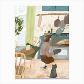Baking Afternoon Canvas Print