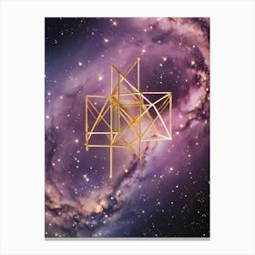 Golden Nebula Canvas Print