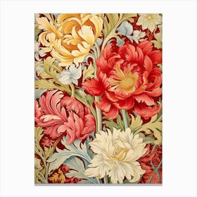 William Morris Floral 2 Canvas Print