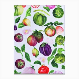 Tomatillo Marker vegetable Canvas Print