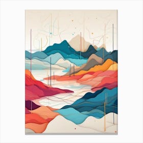 Abstract Landscape Canvas Print