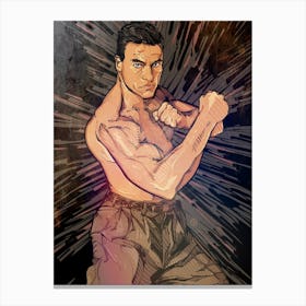 Van Damme JCVD Action Canvas Print