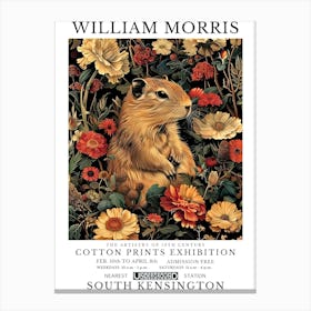 William Morris Exhibition Animals Series 29 Canvas Print