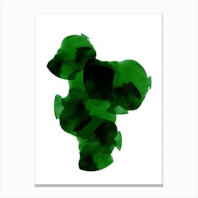 Emerald Abstract Canvas Print