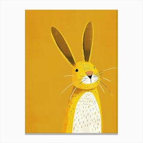 Yellow Rabbit 2 Canvas Print